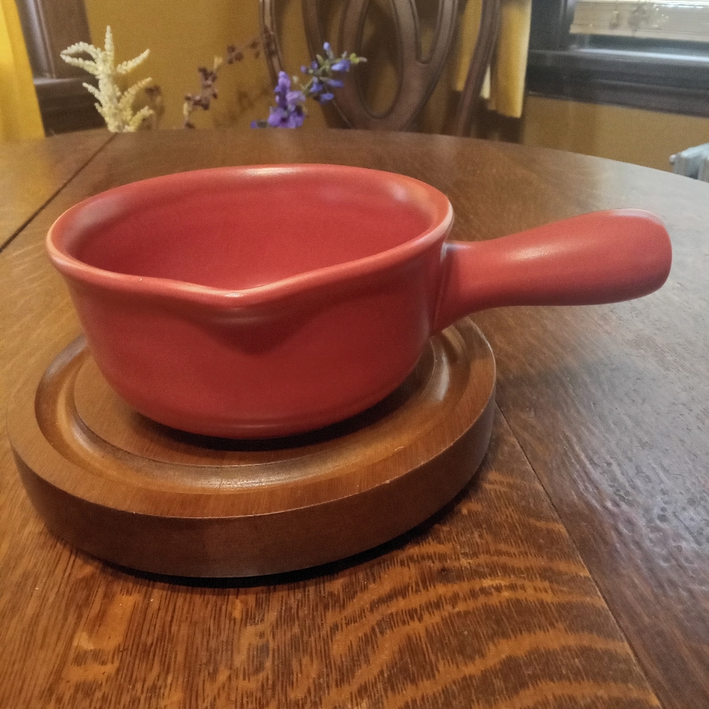 Technique Flame Soup Bowl With Handle